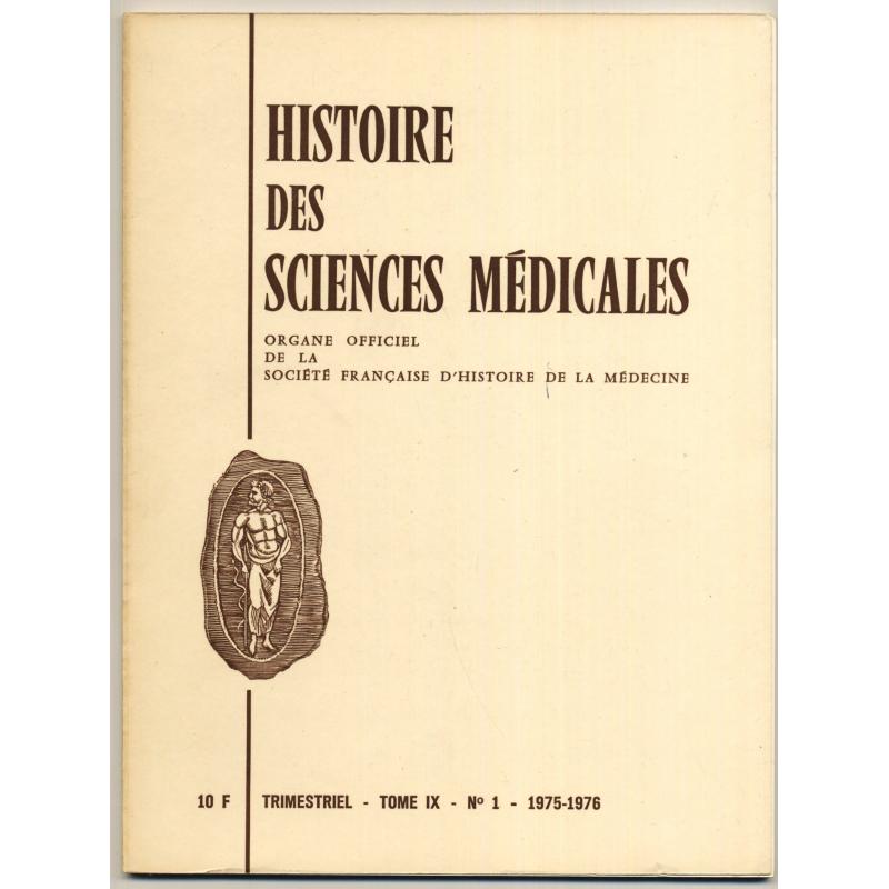 61 n° Revue trimestrielle de la societe française d'histoire de la médecine