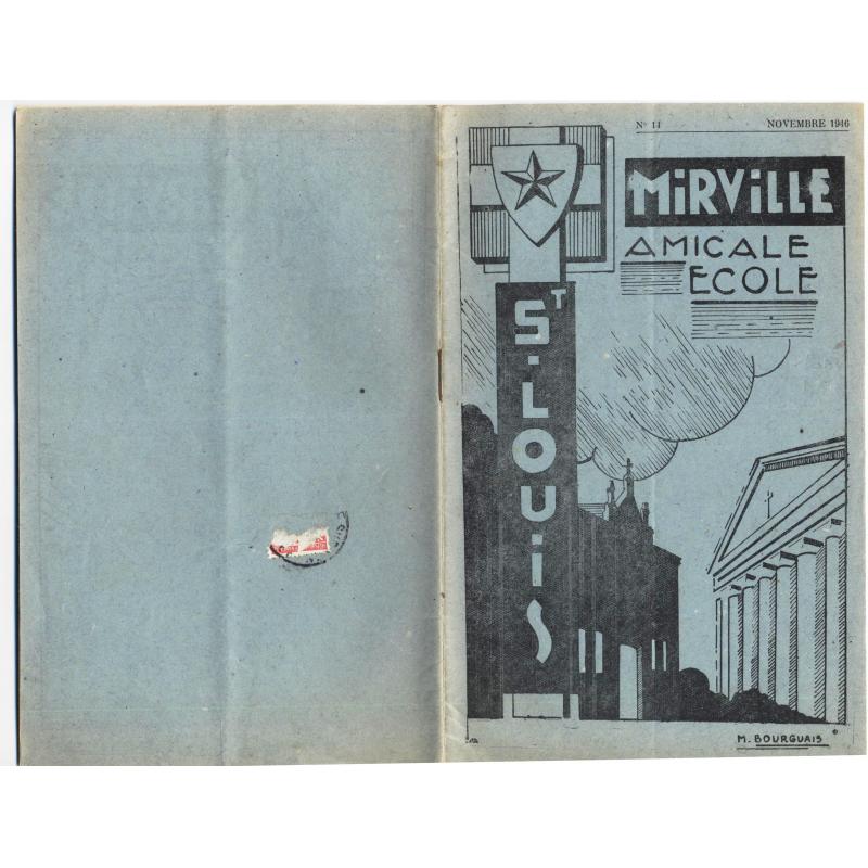 Amicale de l'ecole Mirville-Saint-Louis n°14 + programme 1930