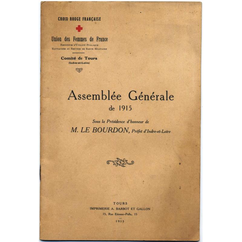 Assemblée générale de 1915 Union des Femmes de France