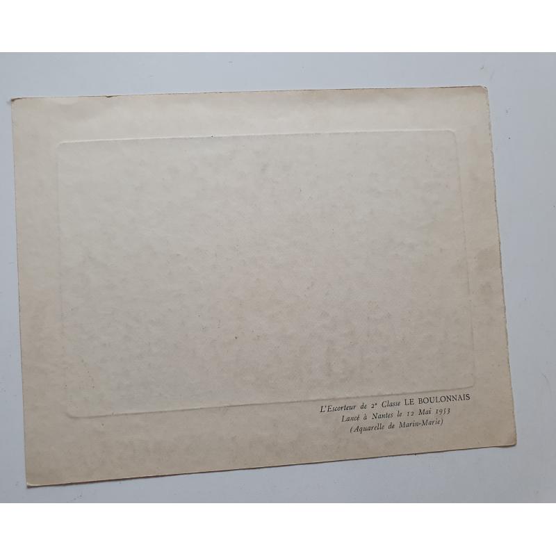 Carte de l'escorteur Le Boulonnais
