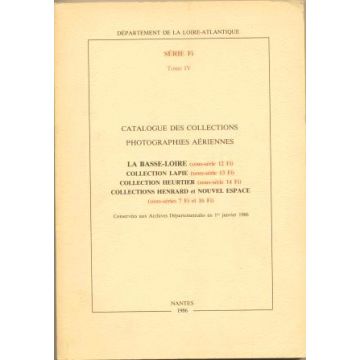 Catalogue des collections Photographies aériennes série FI tome IV