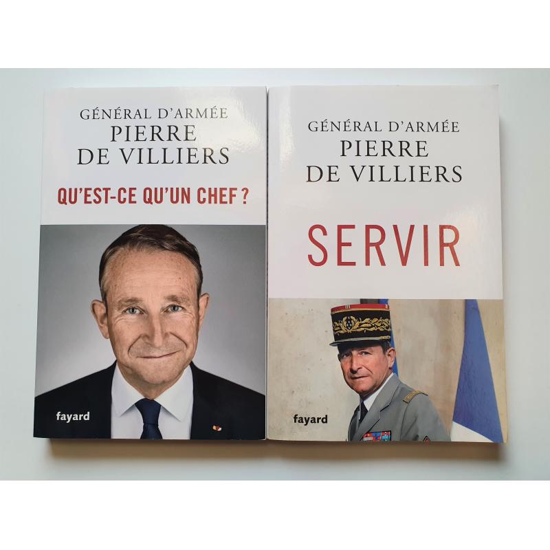 De Villiers 2 livres Servir + Qu'est-ce qu'un chef ?