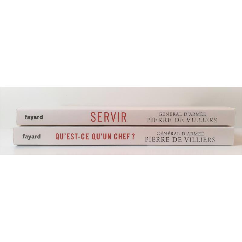 De Villiers 2 livres Servir + Qu'est-ce qu'un chef ?
