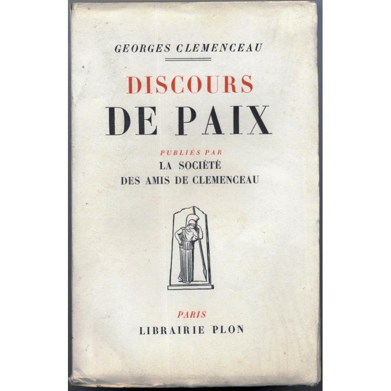 Discours de paix