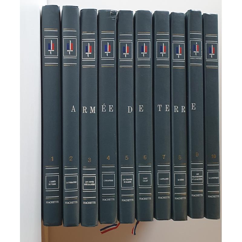 Encyclopedie de l'armee de terre en 10 tomes complet