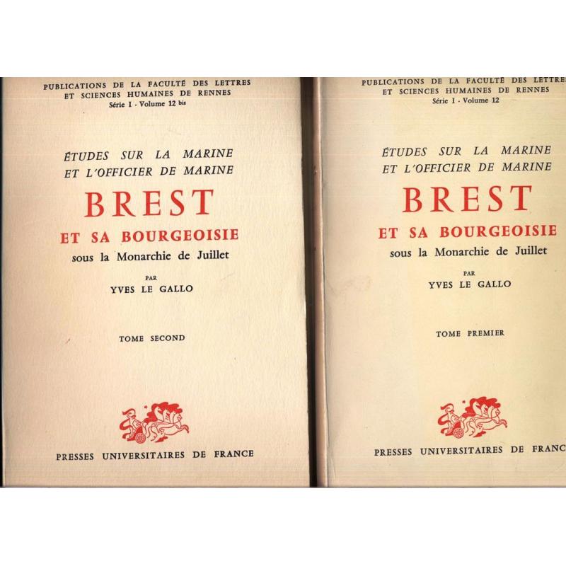 Etudes sur la Marine et l'officier de Marine Brest bourgeoisie monarchie Juillet