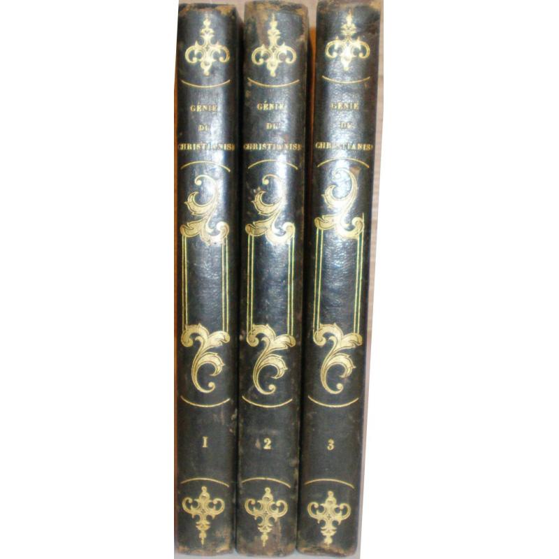 Génie du christianisme ou Beautés de la religion chrétienne 3 tomes