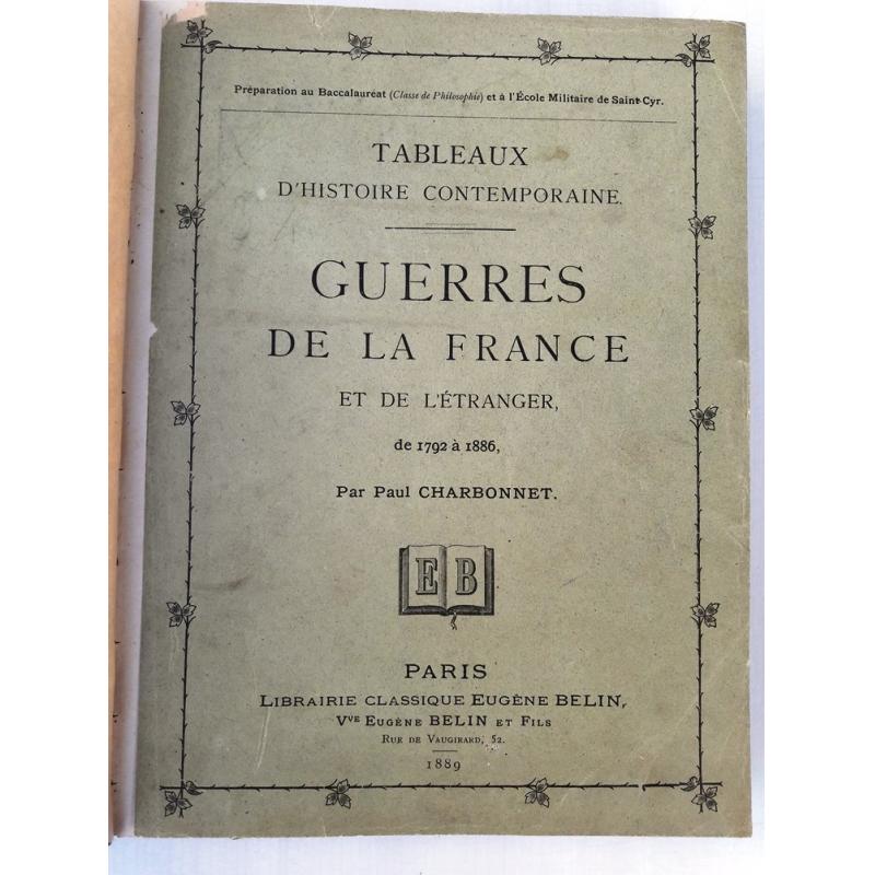 Histoire de l'Europe 1589 - 1789 + Guerres de la France 1792-1886