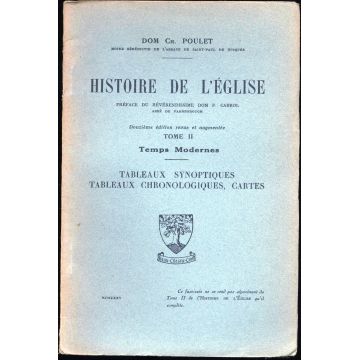 Histoire de l'Eglise tome 2 Temps modernes tableaux synoptiques tableaux Histoire de l'Eglise tome 2 Temps modernes tableaux synoptiques tableaux