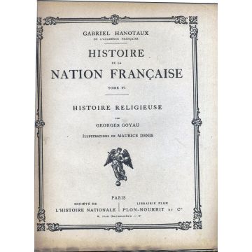 Histoire de la nation francaise Histoire religieuse