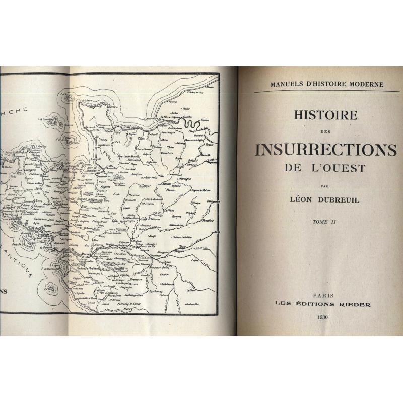 Histoire des insurrections de l'ouest tome deux