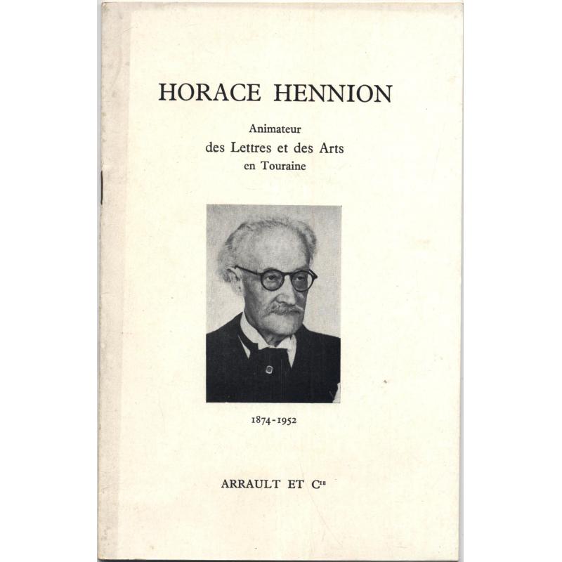 Horace Hennion hommages et souvenirs 1874 1952