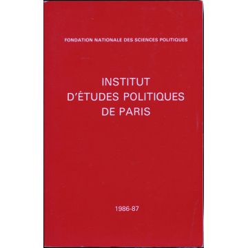 Institut d'etudes politiques de Paris 1986-87