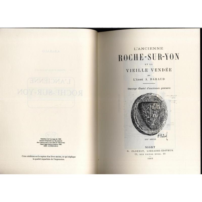 L'ancienne Roche sur Yon reprint de 1909