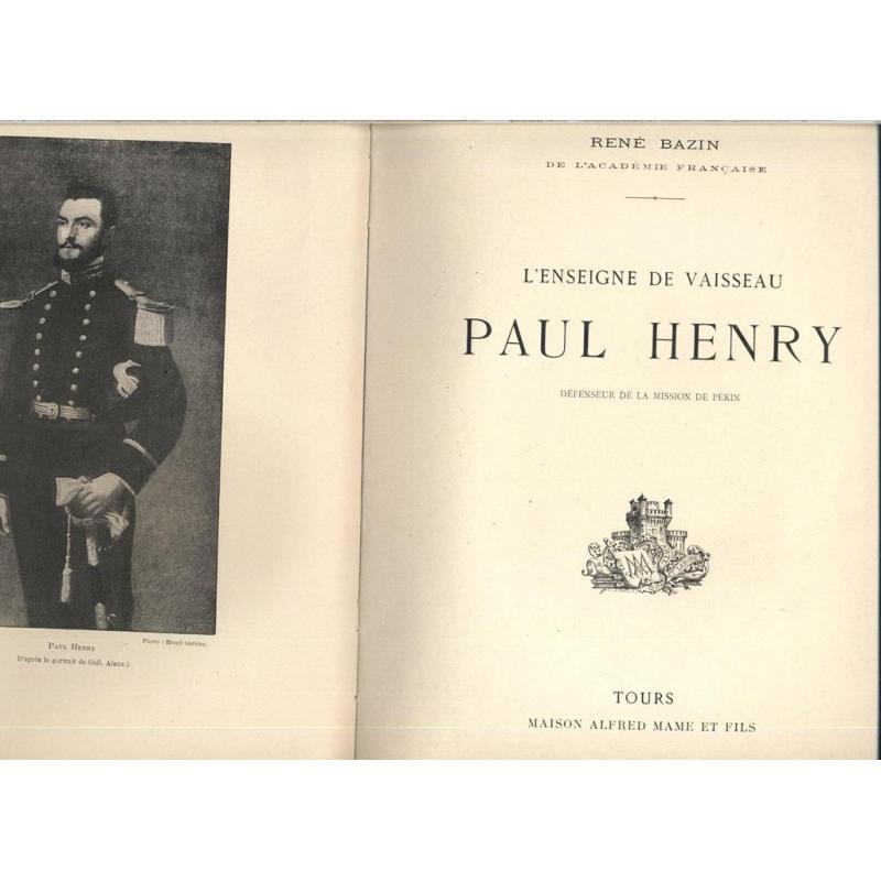 L'enseigne de vaisseau Paul Henry