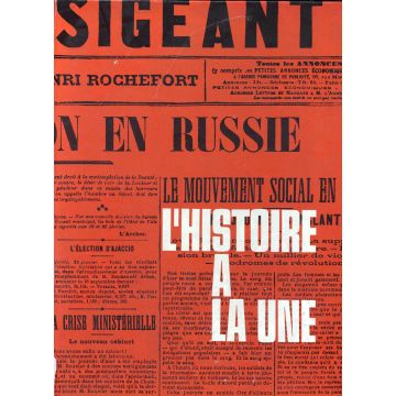 L'histoire a la une 7 janvier 1900-7 mai 1945 L'histoire a la une 7 janvier 1900-7 mai 1945