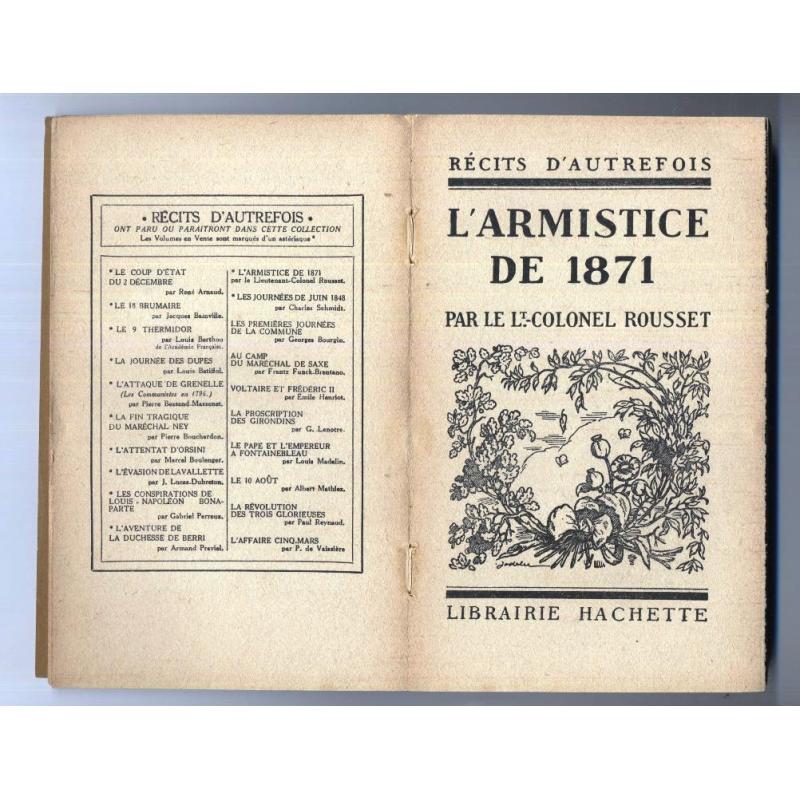 L'armistice de 1871