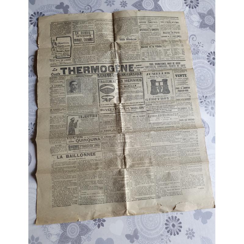 La depeche du centre et de l'ouest parti radical 26 avril 1910