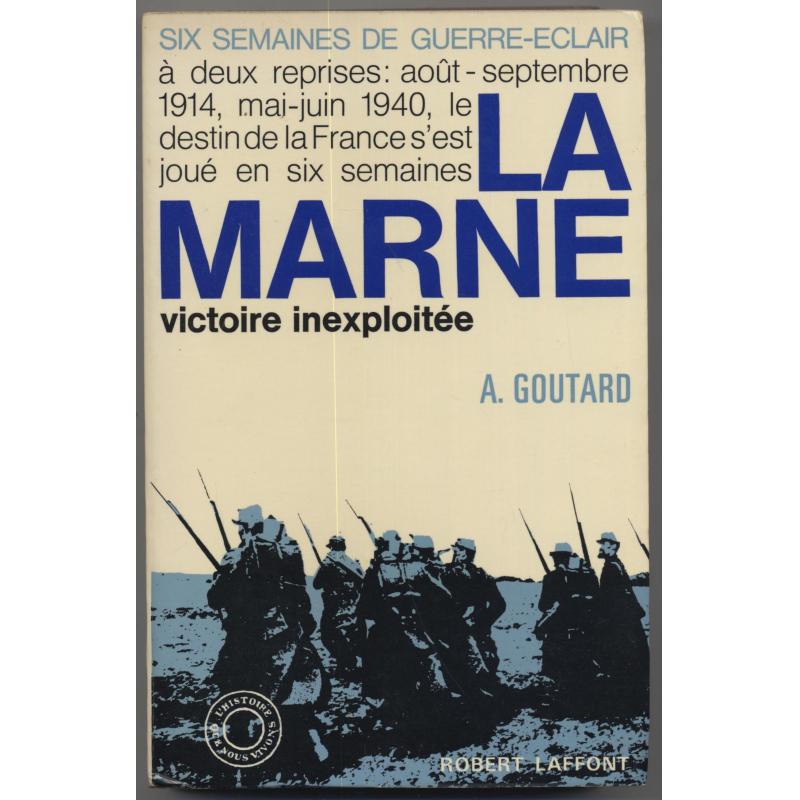 La Marne victoire inexploitée tome 1 tampon ex-libris de Michel Debré