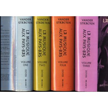 La musique aux Pays-bas avant le XIXè siècle, 8 volumes en 4 tomes