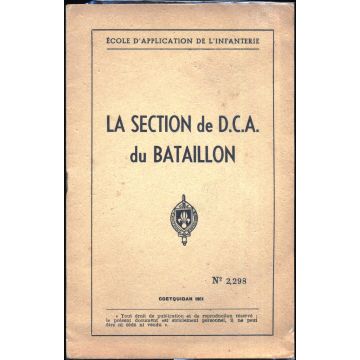 La section de DCA du bataillon