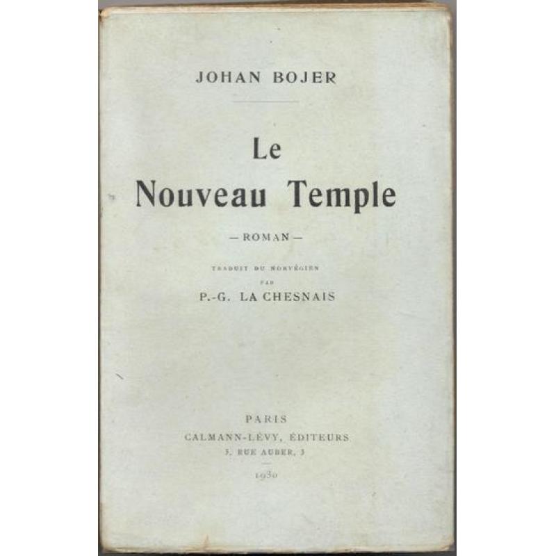 Le Nouveau Temple Traduit du norvégien 