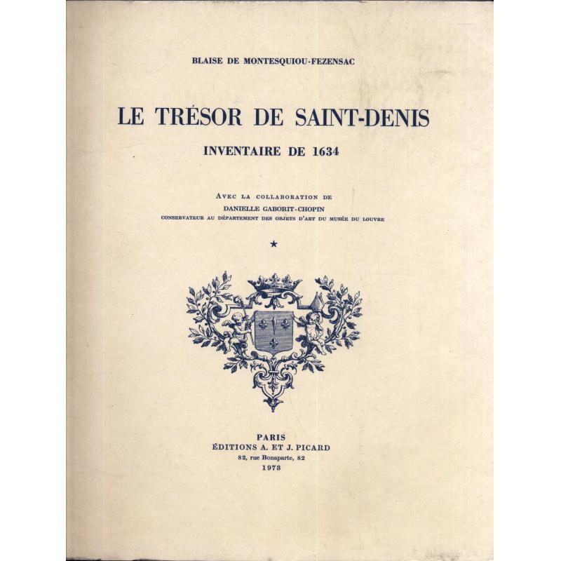 Le trésor de Saint-Denis inventaire de 1634