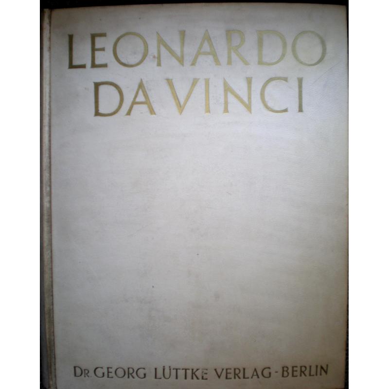 Leonardo da Vinci EN ALLEMAND dédicace a Hermann Röhn 