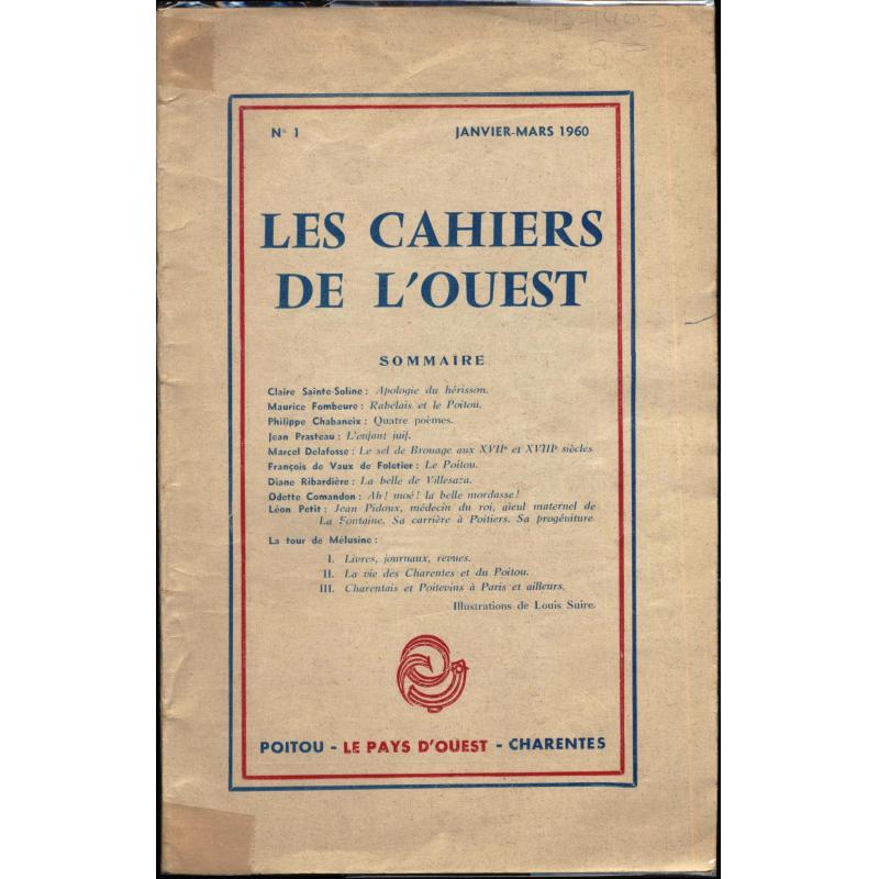 Les cahiers de l'ouest n°1  1960