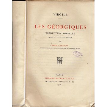 Les Georgiques par Lantoine 1910