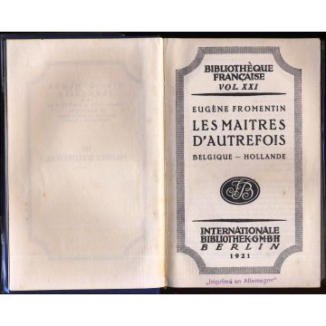 Les maitres d'autrefois Belgique-Hollande  Les maitres d'autrefois Belgique-Hollande