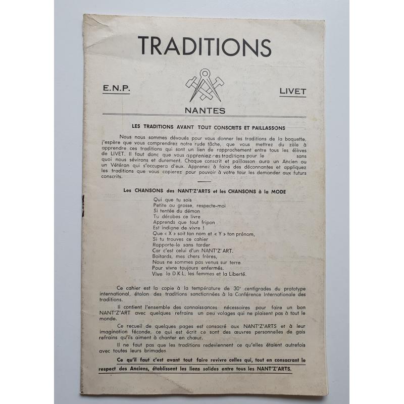 Livret de traditions de l'ecole Livet nant'zarts 
