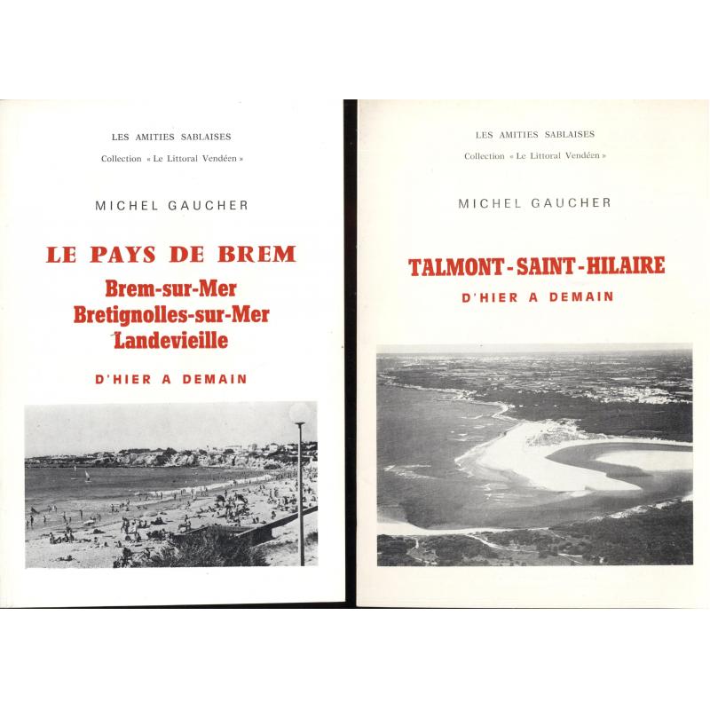 Lot de 18 brochures de la collection le littoral vendéen