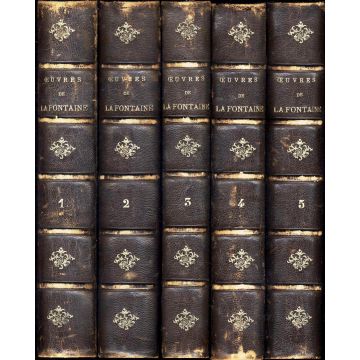 Oeuvres complètes de La Fontaine Tome I, II, III, IV et V