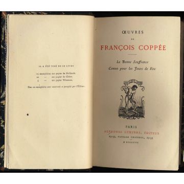 Oeuvres de François Coppee