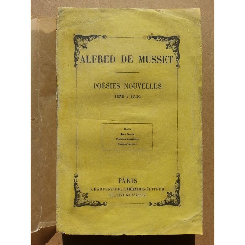 Poesies nouvelles 1836 à 1852 