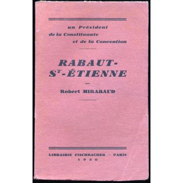 Rabaut-Saint-Etienne, un president de la Constituante et de la Convention