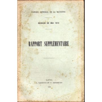 Rapport supplémentaire session de mai 1914 Mayenne