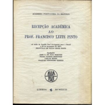 Recepçao Academica ao Prof. Francisco Leite Pinto