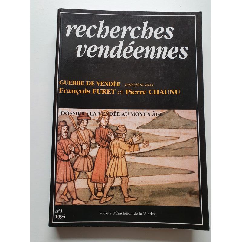 Recherches Vendéennes N° 1 