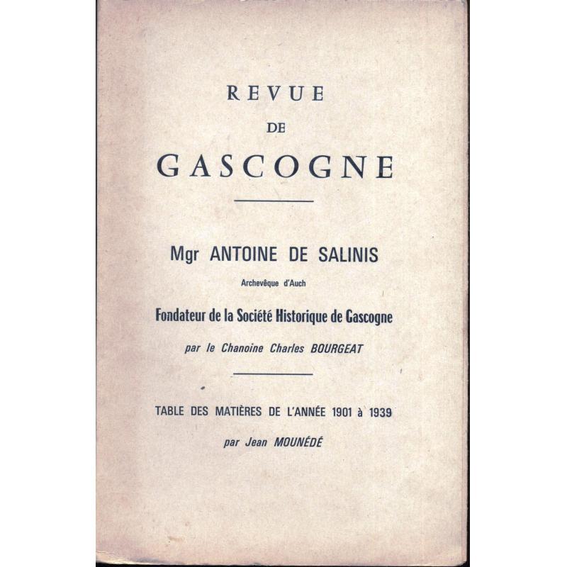 Revue de Gascogne Mgr Antoine de Salinis 