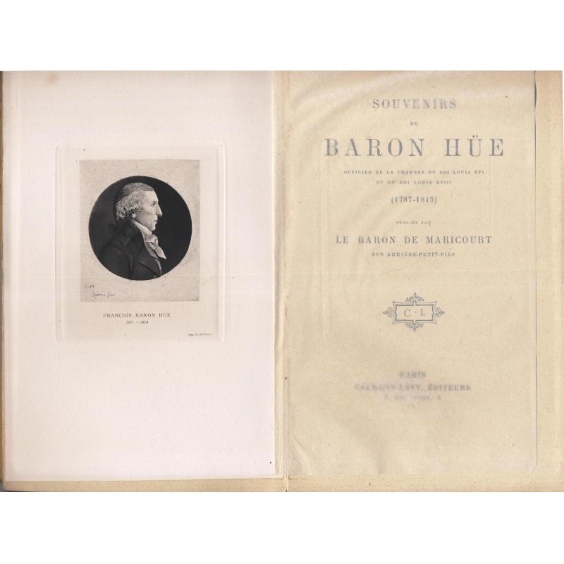 Souvenirs du Baron Hüe 1787-1815
