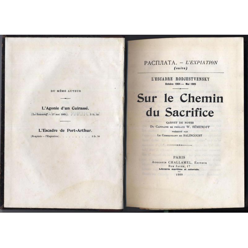 Sur le chemin du sacrifice, l'escadre Rodjestvensky 1904-1905
