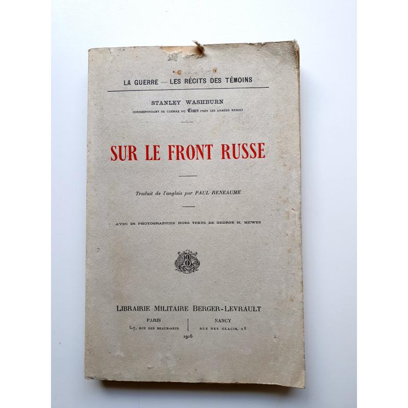 Sur le front russe + envoi sur carte de visite du traducteur 