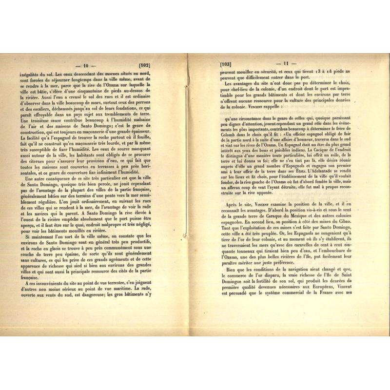 un voyage dans la partie orientale de l'ile saint-Domingue en l'an sept
