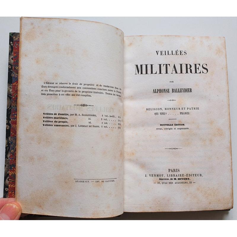 Veillees militaires Ex-libris du Vicomte de Noailles