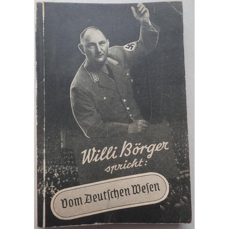 Willi Börger spricht Vom Deutschen wesen