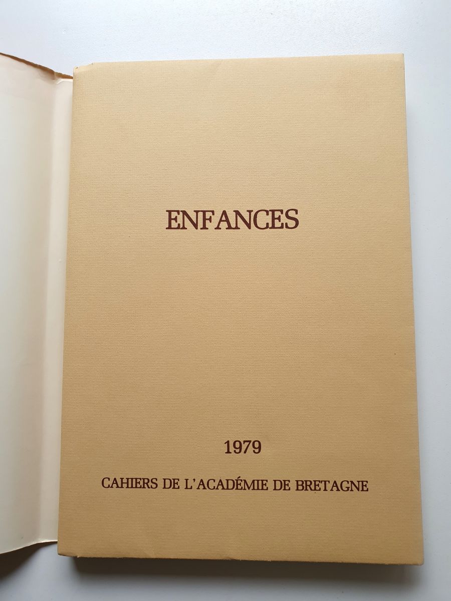 Cahiers de l?acad?mie de bretagne enfances