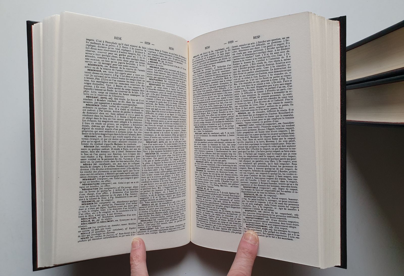 Dictionnaire de la Langue fran?aise littr? famot 3 tomes 