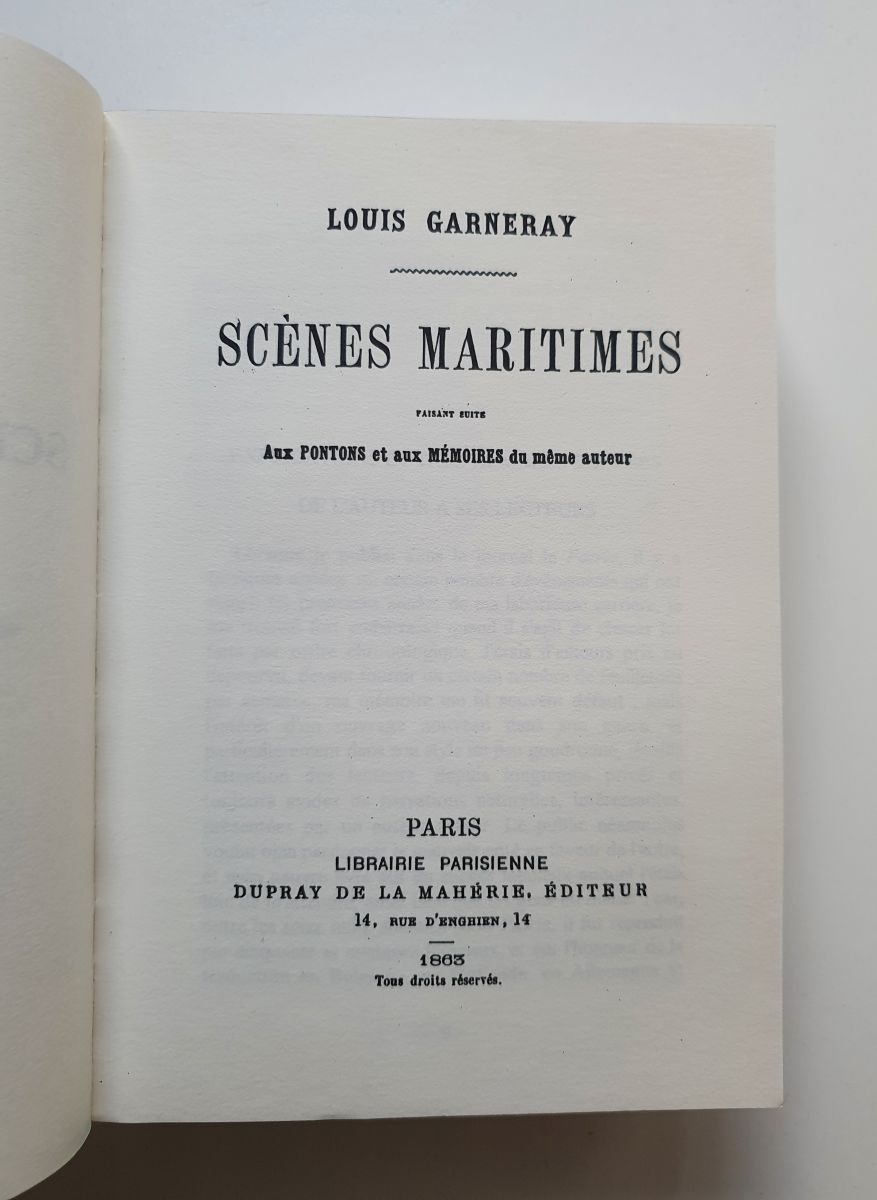 Sc?nes maritimes 2 tomes